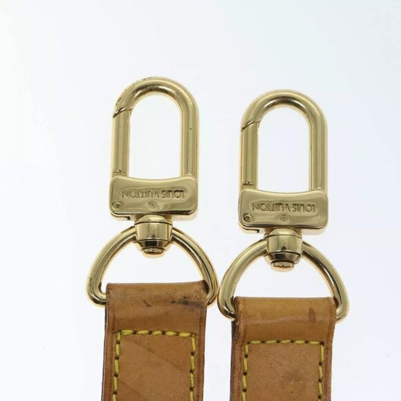 LOUIS VUITTON Adjustable Shoulder Strap Leather 31.1""-37.8"" Beige Auth - Picture 9 of 11